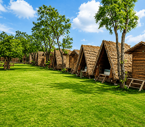A Shape Tiny Huts